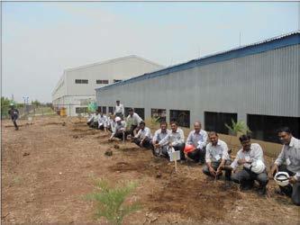 Environment Day. Banners were displayed across the plant and badges were distributed to all employees. Mr.