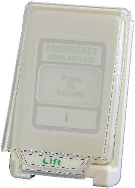 EM-COVER Cover for use with Emergency Exit Device - Monitored The Em Cover is for use with the Em Rex unit to deter unintended or malicious activation of the unit when it is installed in a public
