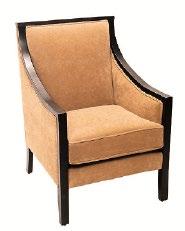 Multiple Fabric and Vinyl Options Wood Legs with multiple finish options HLC 144 Solid Wood