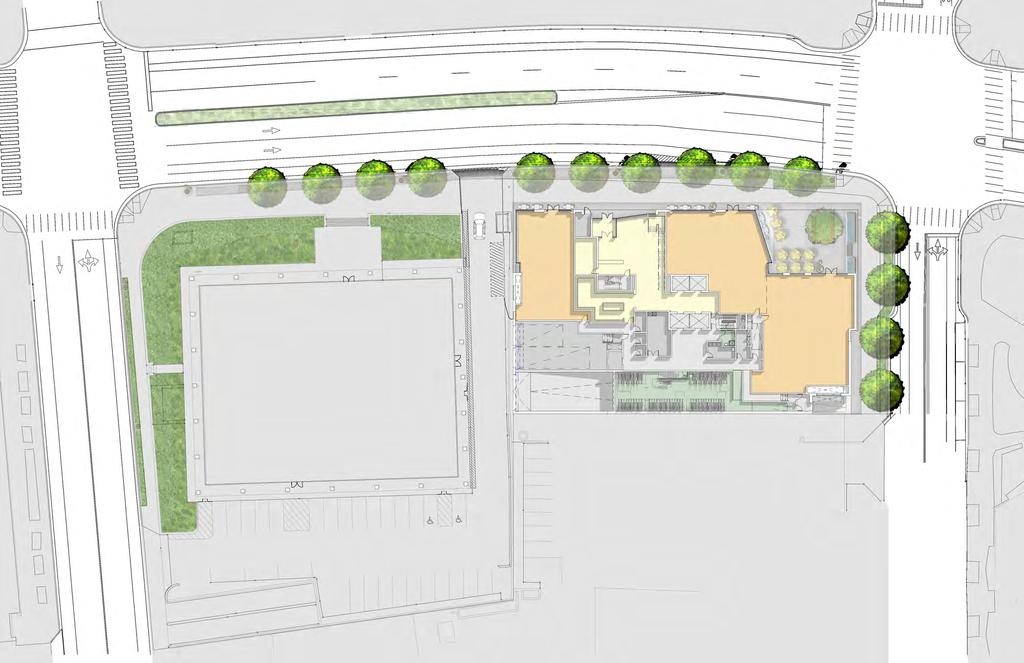 ACCESSIBILITY SITE PLAN LEVEL RETAIL COURTYARD NORTH FAIRFAX DRIVE IMPROVED CONDITION ON N. QUINCY ST.