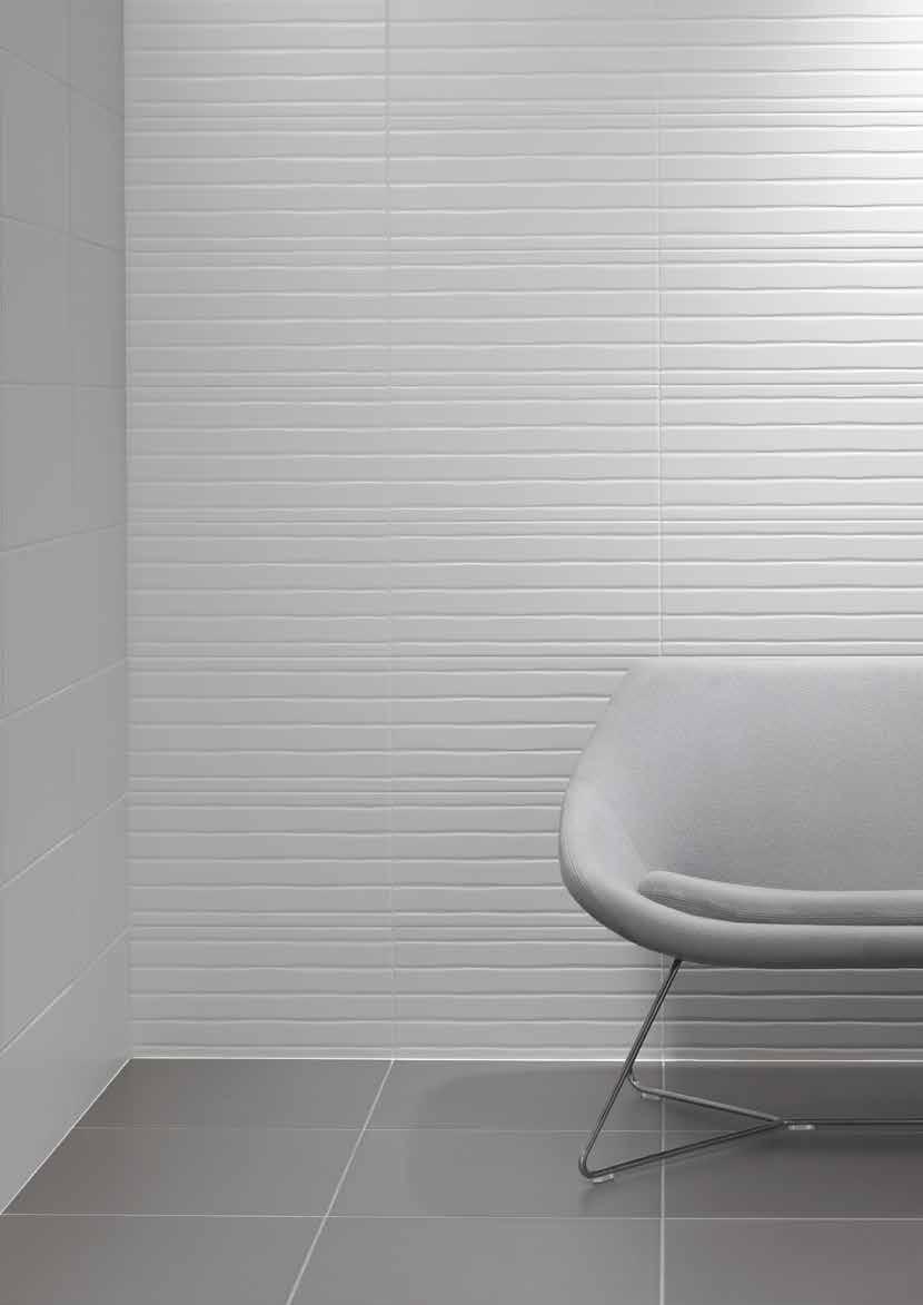 Flow White and Plain Smoke Floor DESINER Linea Flow Inspired by