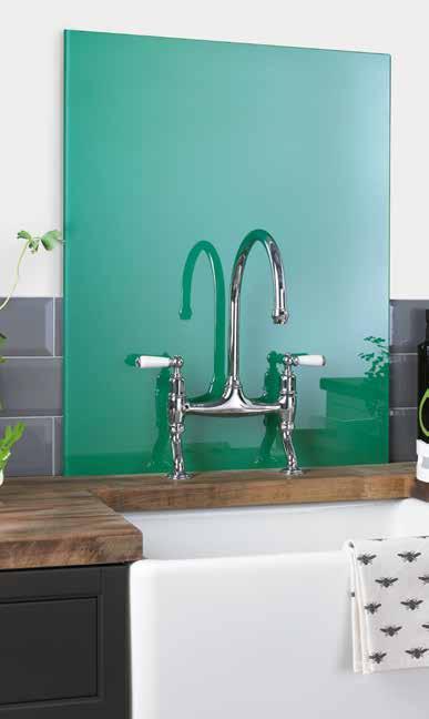 Splashbacks Impact lass Lipstick Tile DESINER Impact Splashbacks are quick and easy to fix onto wall; just peel off the cover from the self-adhesive backing, place firmly on a dry, sound wall and use