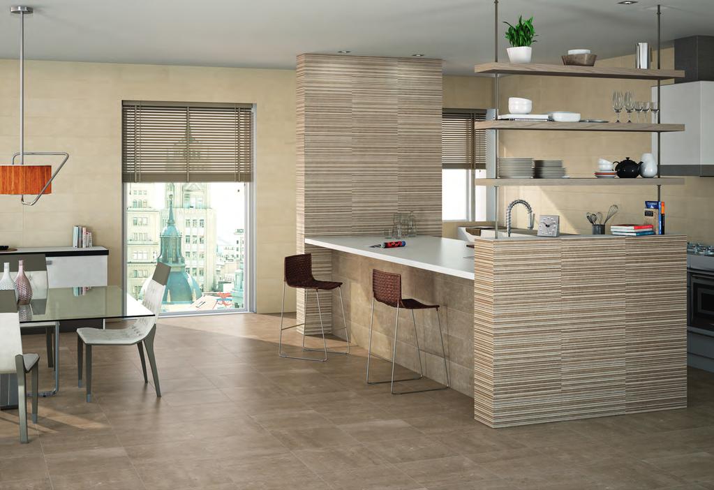CERAMIC Featured: Metropoli - Brown Floor, Brown Wall, Sand Wall &