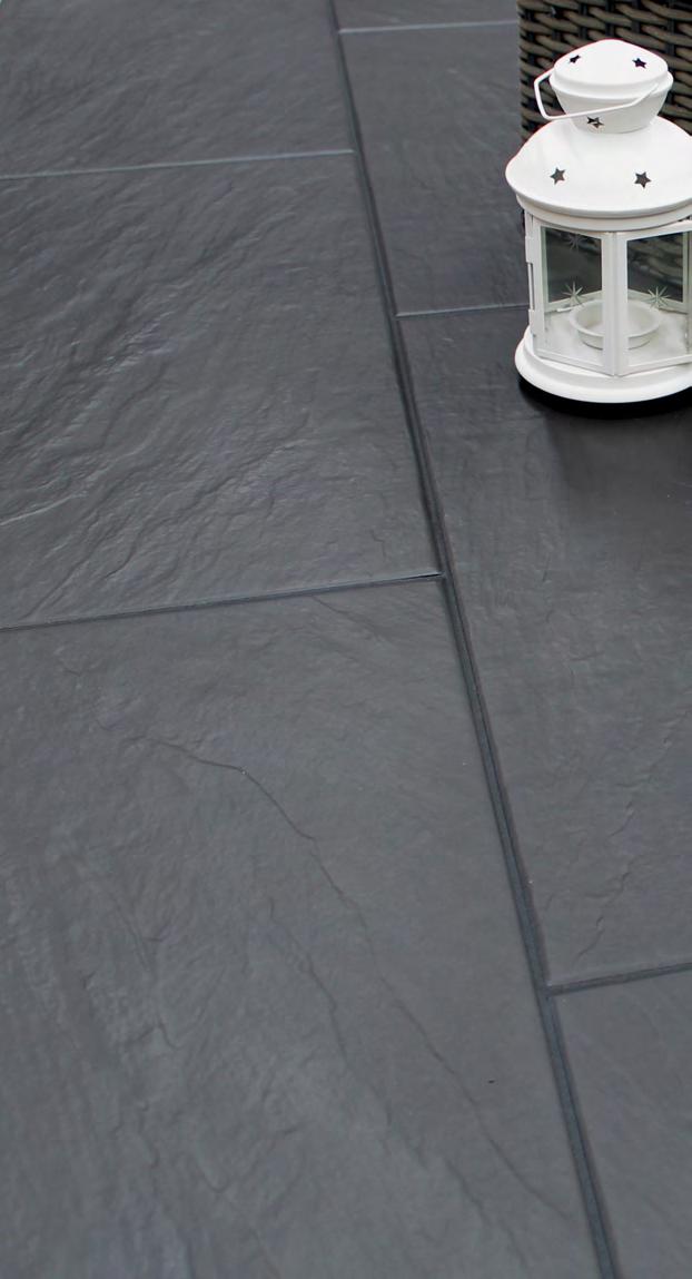 Nain & Teide Realistic slate effect designs with a characterful, textured finish.