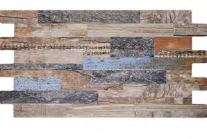 face wood, a complimenting plank tile is also available.