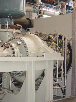 These machines expand 365,500 Nm 3 /h of natural gas from 60.9 bara to 30.4 bara.