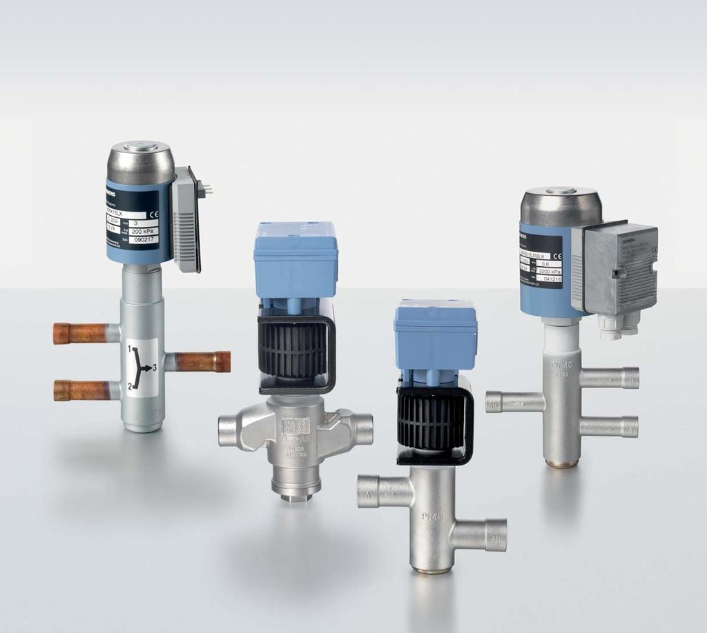 Refrigerant valves Valves for precise control and optimum