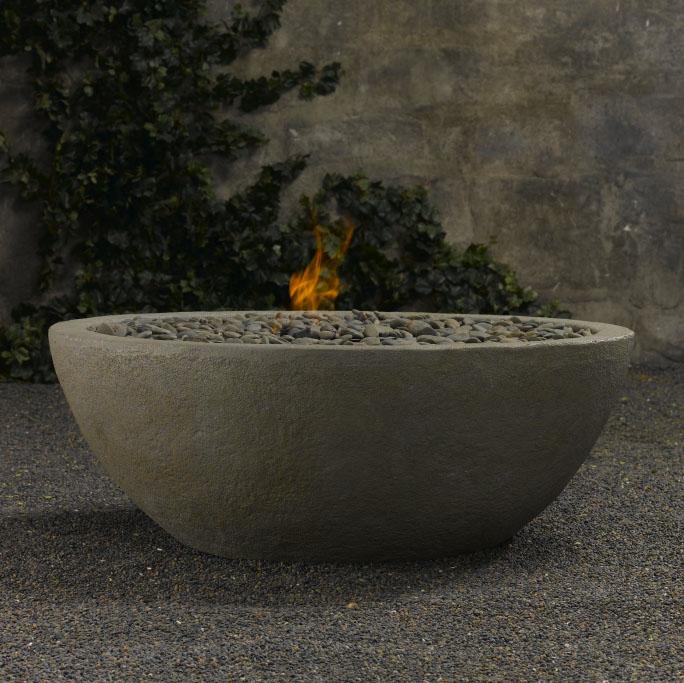 Lot: Style # 26100048 Large River Rock Fire Bowl For Technical Support contact Real Flame : 1-800-654-1704 Restoration Hardware Customer Service: 1-800-816-0901 12 Designed and