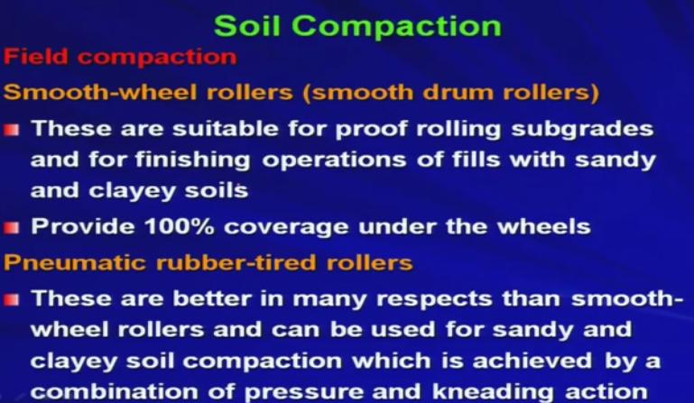 modified proctor and height of fall also has been increased 45.7 cm. So, now you will be giving the number of blows on each layer and you will be compacting the soil.