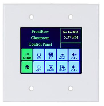 The FrontRow Conductor ties in all of a school s paging, intercom,