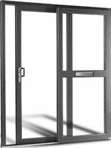 In-Line Sliding Patio Door Patio doors are designed to be very low maintenance.