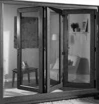 Bi-Fold Door Bi-fold doors are great space savers. They are designed to be very low maintenance.