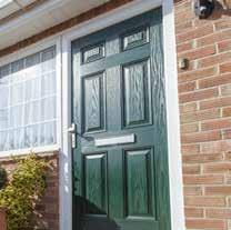 Set within an Optima frame, a composite door provides fantastic levels of weather protection, thermal and sound insulation.