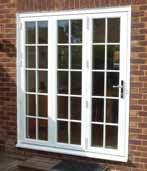 your view of the garden, the bi-folding door is ideal for these applications.