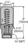 Hoffman Specialty Regulators Vacuum Breakers Model 62 Part No.