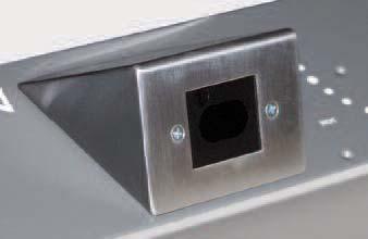 Scrub sinks are available with knee-kick and/or optional infrared faucet control for a hands-free scrub cycle.
