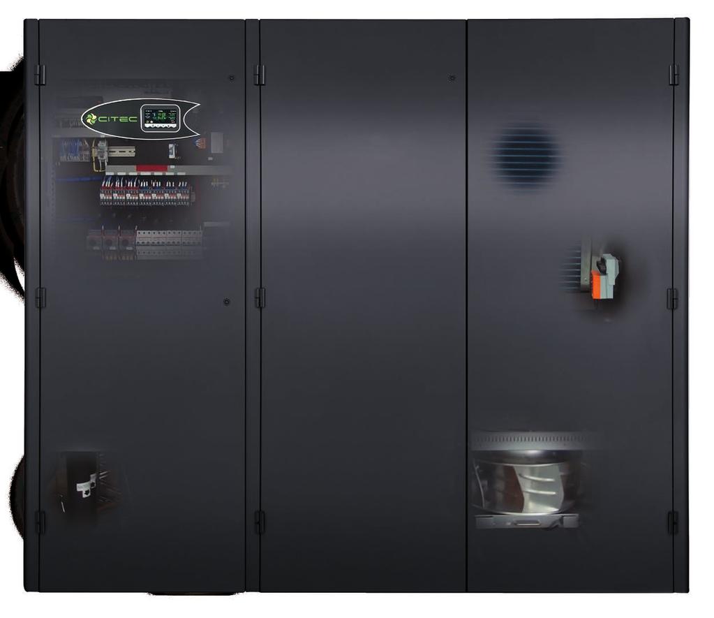CHILLED WATER SYSTEM (CW) 1 DOUBLE SKIN ACCESS PANEL WITH GASKET LINING The solid and rigid double skin insulated access panels on the G-VOLUTION Series ensure excellent sound isolation and greatly