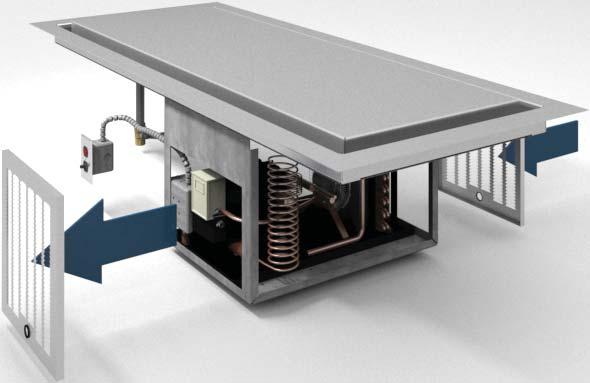 AIRFLOW REQUIREMENTS Drop-in units are designed for customer specific installations.