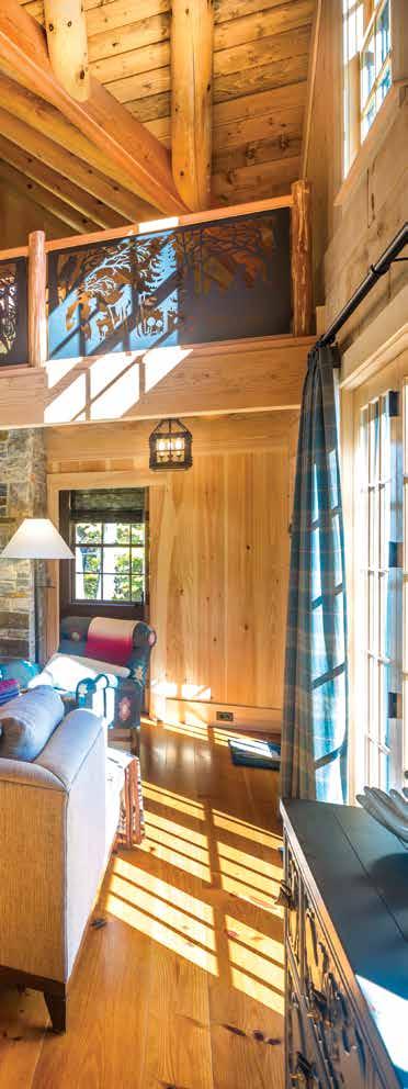 COX Log homes are like Lincoln Logs. Timber-framed houses are like erector sets, says Austin Ward, regional manager at Real Log Homes and Timberpeg in Claremont.