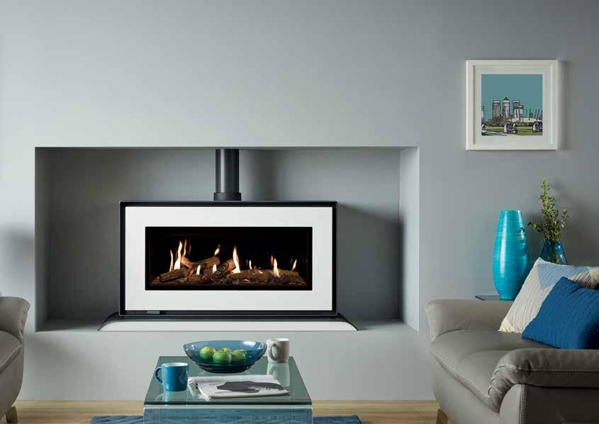Studio Freestanding Studio Freestanding models present superb flames in an ultra-modern, landscape stove form that can be styled to