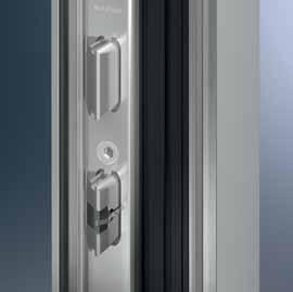 Then there s our SafeMatic 5-point lock for entrance doors which locks automatically thanks to special latches that act as primed bolts when the door is