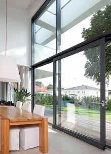 maximum comfort As soon as you open a Schueco sliding door whether it s a straight slide or a tilt-and-slide
