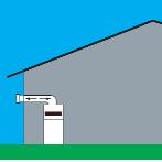 Horizontal or Vertical balanced flue runs up to 10 metres in length are possible and include provision for 2 x 90 bends. Further bends can be included on shorter flue runs.