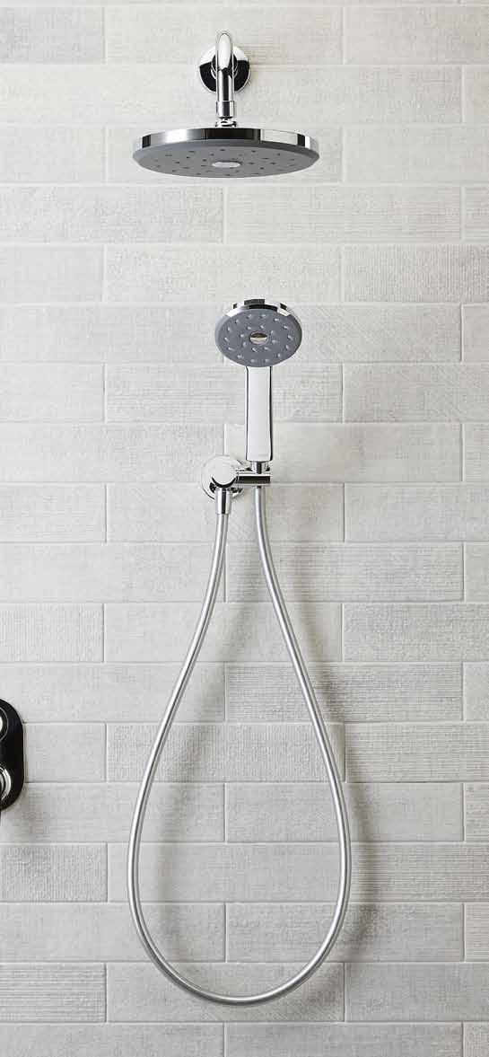 Showers Overhead Showers Combining revolutionary Satinjet technology with state of art design, the Satinjet shower range delivers the ultimate shower experience in any bathroom space.
