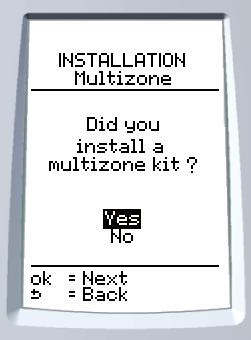 INSTLLTION INSTLLTION i In the case of a multi-zone installation, fill the heating circuit using the Filling mode when