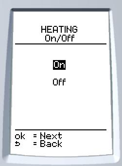 INSTLLTION 6.1.3 Pre heating The control unit manages the heating by anticipating the change in temperature setting between two programmed time ranges.