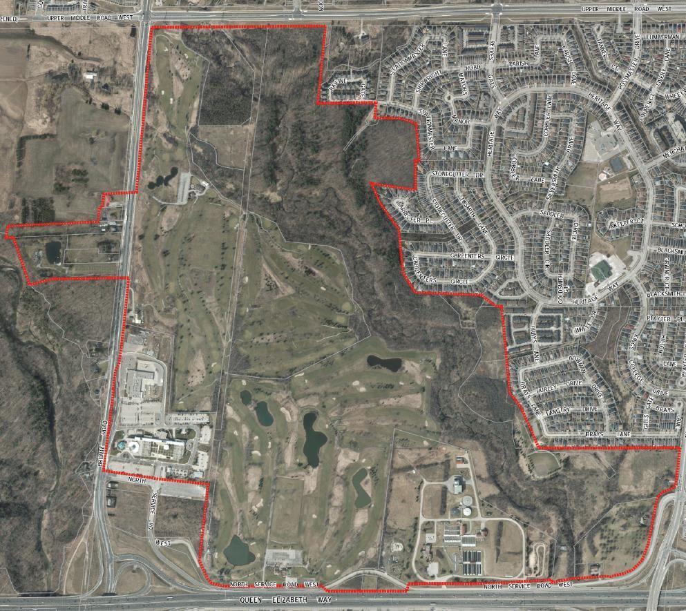 Attachment D Bronte Green Lands and OPA Lands Legend Merton Study Area Fourteen Mile Creek Bronte Green lands - Draft Plan of Subdivision and Condominium, and Zoning By-law Amendment by Bronte Green