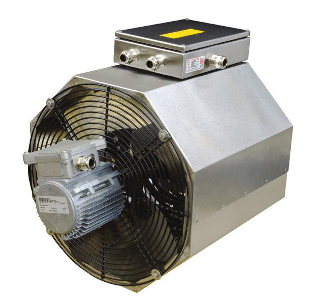 SAN Hot Air Fan Application: Hot air fan for heating and temperature maintenance in the nacelle.