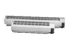 Air Curtains Type LPX, LSK SAN hot air curtains is especially designed for use over front doors and smaller gates, but is also applicable for many other applications, e.g. for heating and drying in the industry.