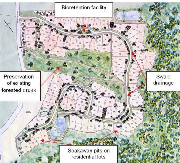 Meadows in the Glen (Halton Hills) First of its Kind demonstration project contains stormwater treatment approaches that are above and beyond the standard practices for stormwater management in