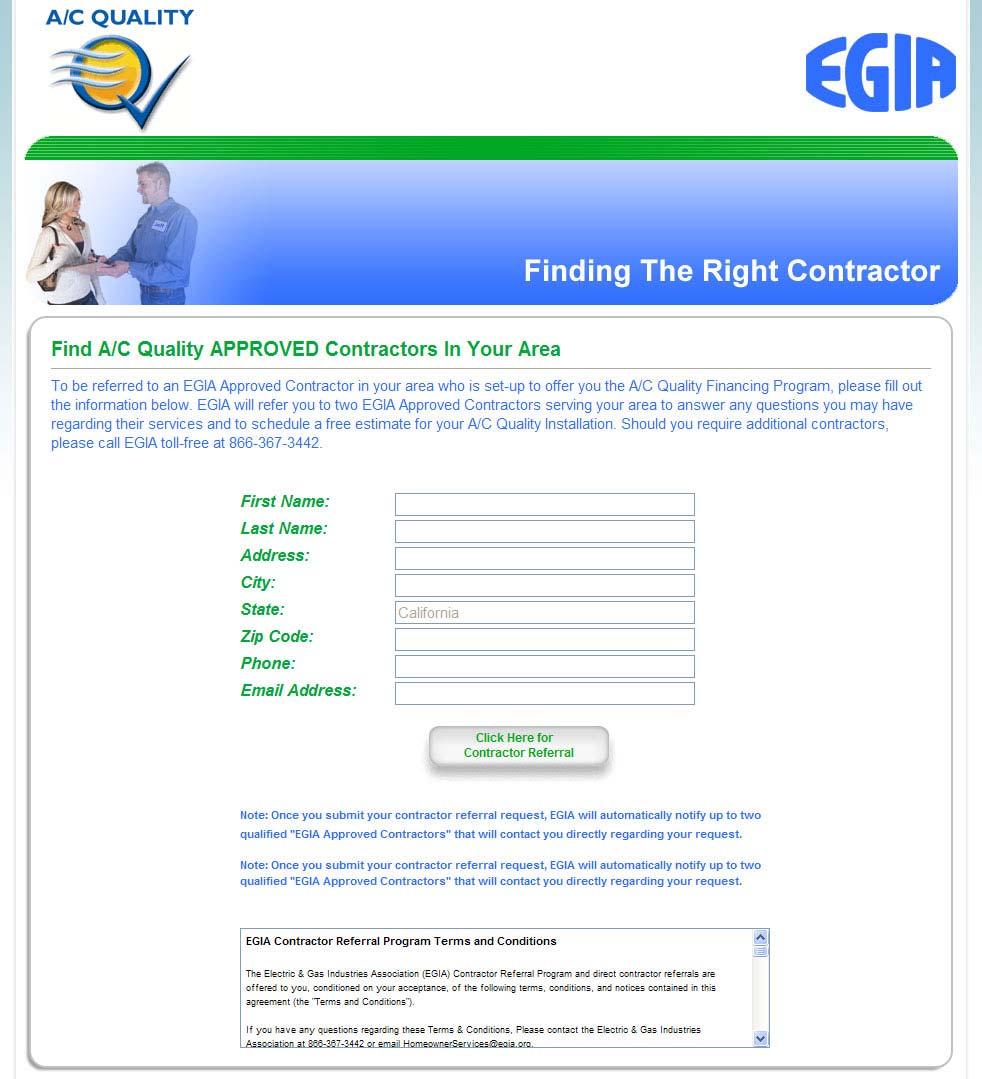 Program Eligible Contractors Easy To Use
