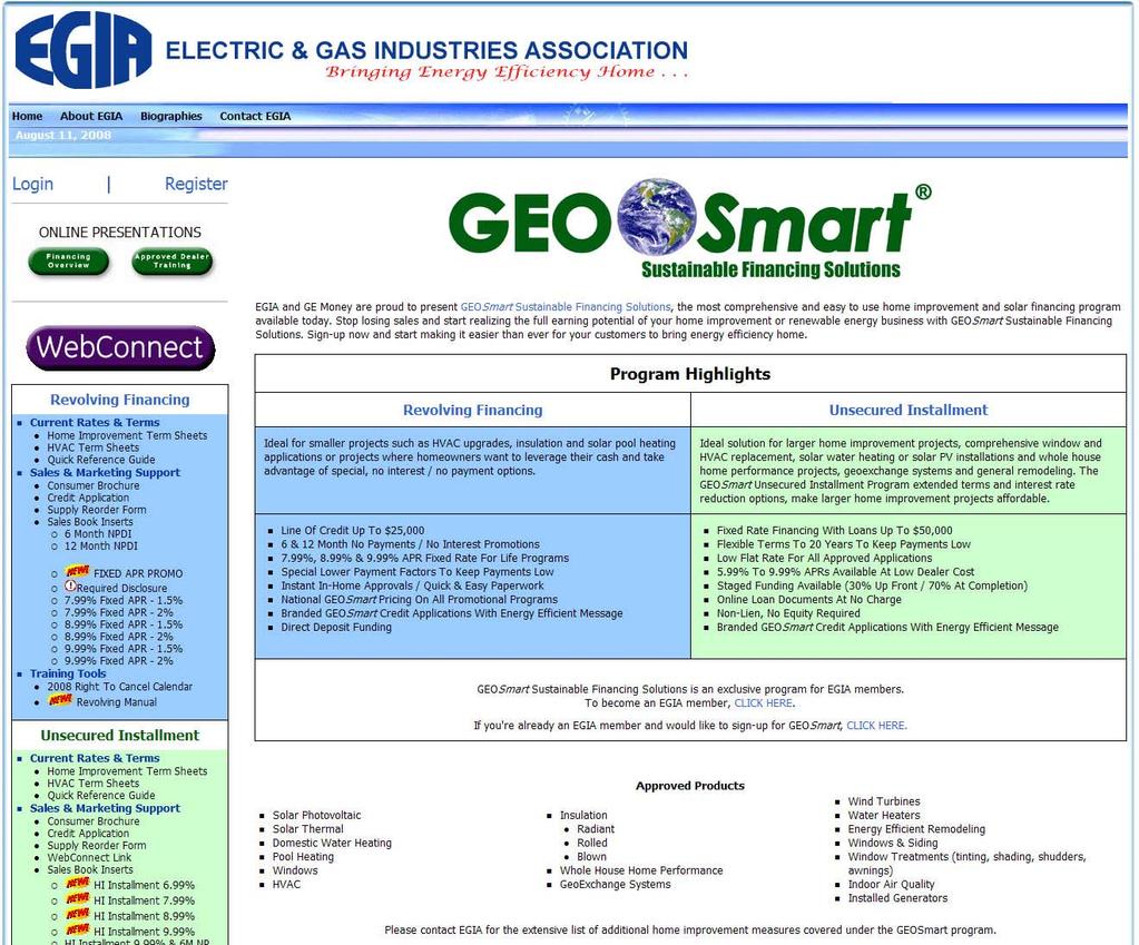 GEOSmart CONTRACTOR SUPPORT & RESOURCE CENTER Online