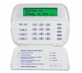 Independent opening and closing door chime control Seamless quick enroll and placement testing, SIA CP-01, CSFM 2-Way Wireless Wire-Free Keypad WT5500 2x16 full message display Intuitive clock