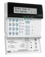 Built-in 16 VAC, 40 VA hardwired transformer panels, keypads & modules LCD4501 MAXSYS Programmable-Message LCD Keypad Connect up to 16 keypads Ready, Armed and Trouble LEDs Large, backlit, 2-line,