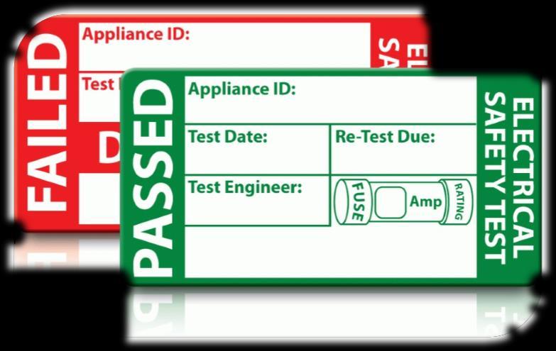 OHSS: H&S Management Standard 111 Portable Appliance Testing Management Standard: Portable Appliance Testing 1. Legal Framework 1.1. the Health and Safety at Work etc Act 1974; 1.2.