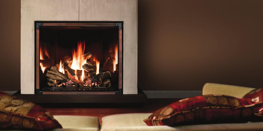 Luxury with every look Thoughtful gazes or fleeting glances. Every look at your Mendota FullView gas fireplace reminds you of why you chose the best.