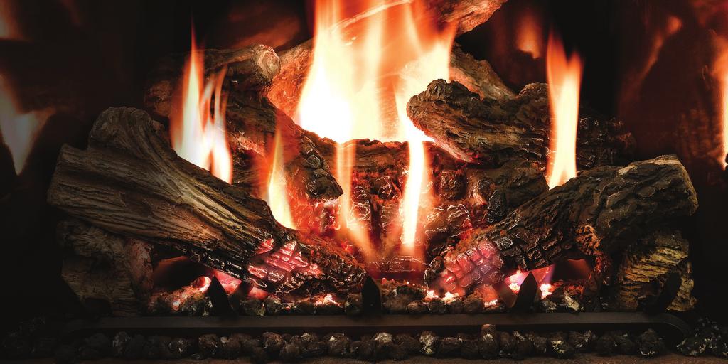 Focus on the fire With the exact look and feel of a woodburning fireplace, Mendota s award-winning BurnGreen log fire will quickly become the focal point of your room.