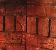 Red Soldier Course Brick Limestone Brick Available for FV41 only Natural Aged Herringbone Black Porcelain Reflective Decorative Andirons Complete the Authentic Look Classic Andirons