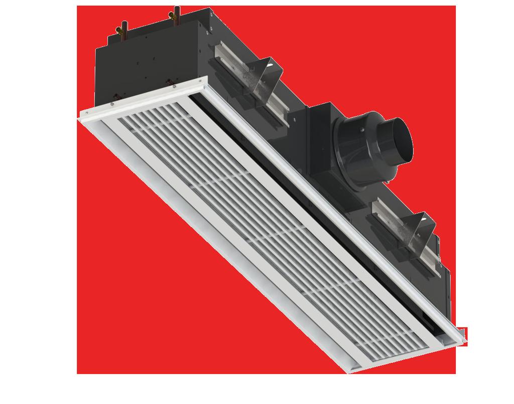 Linear Active Chilled Beams (continued) CBAL-12 CBAL-12 is a linear active chilled beam diffuser with 1-way and 2-way air distribution nique linear design provides high induction and low noise levels