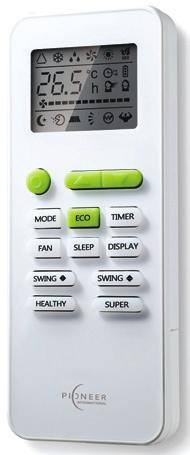 Indoor Change operation mode: ON/OFF FAN MODE Choose fan speed ON/OFF FAN MODE CLOCK Auto, Cool, Dry, Fan and TIMER OFF TIMER ON Heat. CLOCK TIMER OFF For turning off timer.