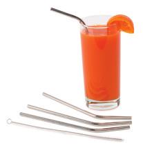 Our Stainless Steel Drinking Straws are an intelligent, eco-friendly, long-lasting alternative to plastic or paper disposable straws.