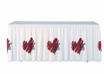 Perfect for head tables, registration tables, board