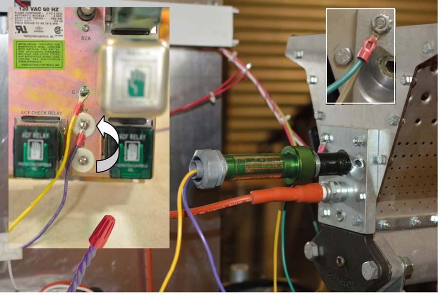 5. UV Sensor Retrofit Installation for Tower Dryers Installing the Protectifier UV Sensor 1. Remove the flame probe. (See removing the flame probe on Page 23.) 2.