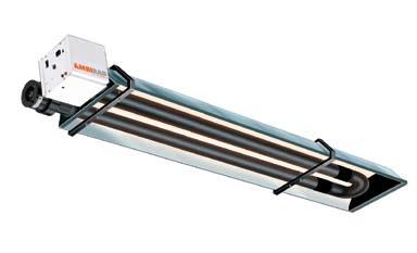 Up to 20 unitary radiant tubes are commonly used to heat a space, but more may be used.