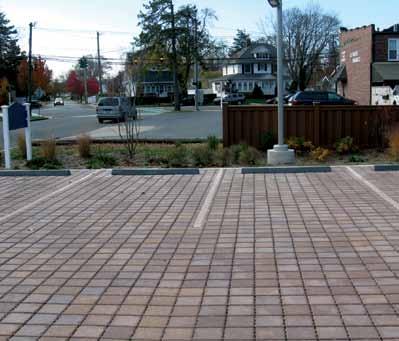As a new or retrofit pavement, reduced runoff from PICP further reduces minor