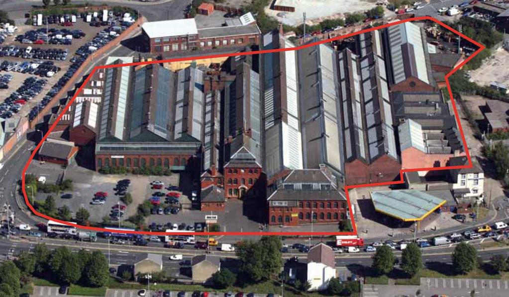 U.K. Factory Aerial view